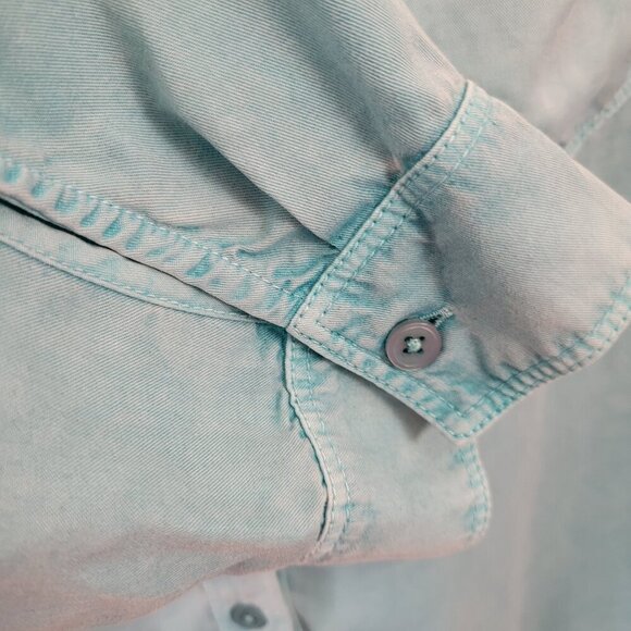 Chico's Light Blue Button Down Shirt - Picture 7 of 10